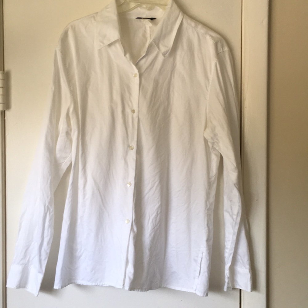 Vintage JCrew white sateen